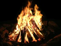 Feuerstelle im Auel